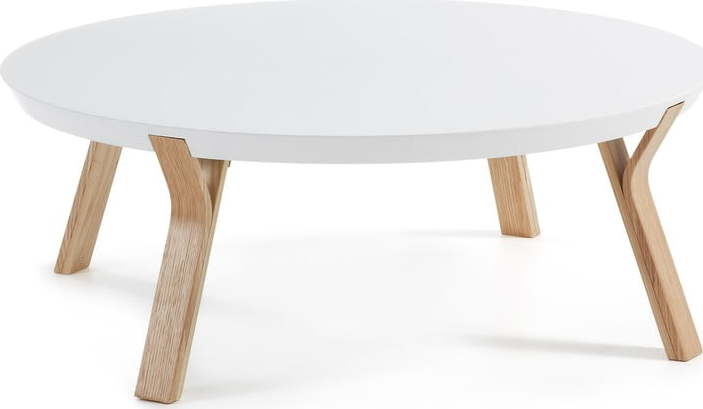 Bílý konferenční stolek La Forma Solid