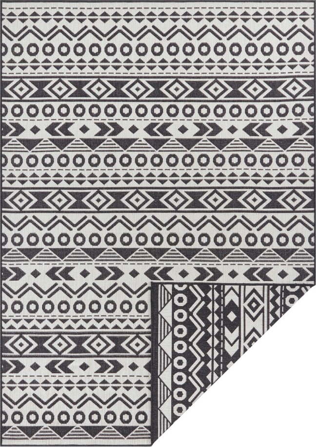 Černo-bílý venkovní koberec Ragami Roma
