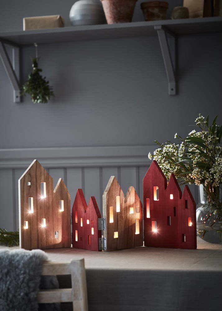 Dřevěná vánoční světelná dekorace Markslöjd View Markslöjd