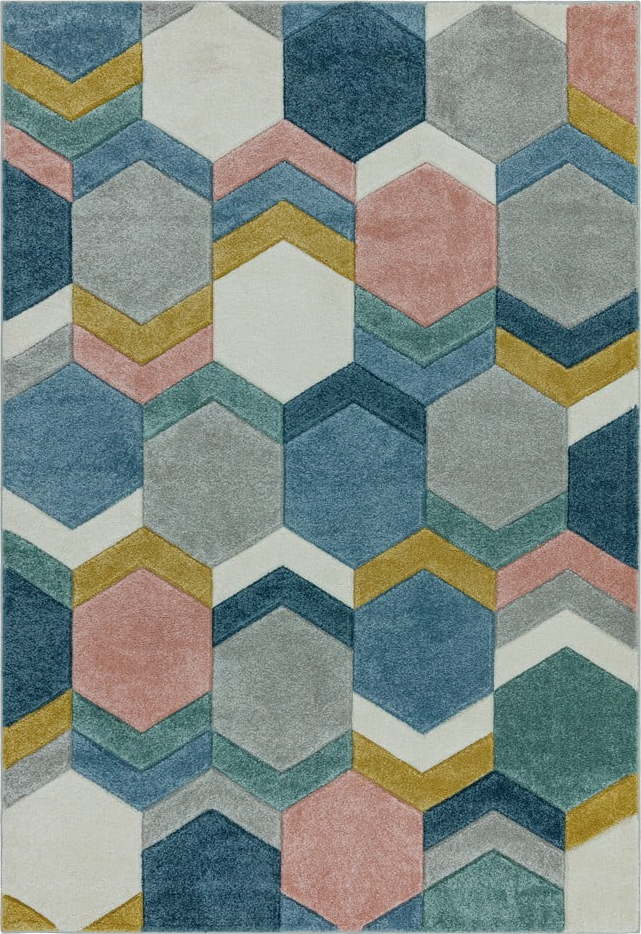 Koberec Asiatic Carpets Hexagon Multi