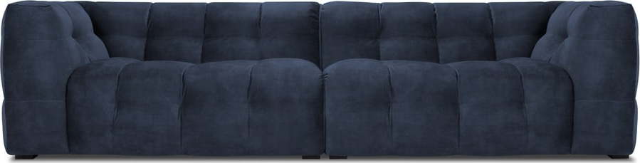 Modrá sametová pohovka Windsor & Co Sofas Vesta