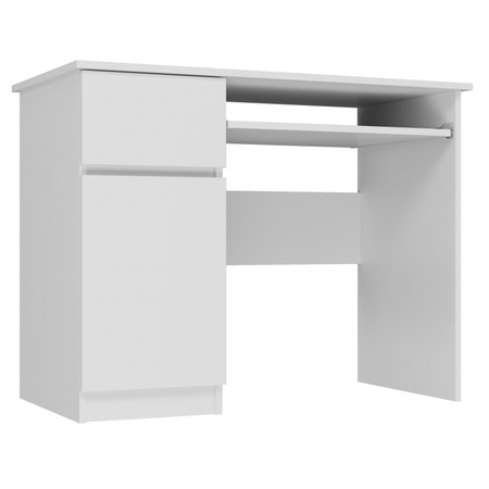 Počítačový stůl BRAVO levá strana - bílá TOP Nábytek
