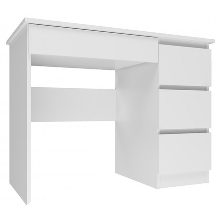 Počítačový stůl MIJAS pravá strana - bílá TOP Nábytek