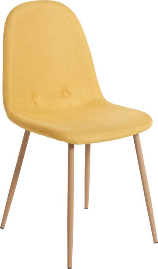 Sada 2 žlutých jídelních židlí loomi.design Lissy loomi.design
