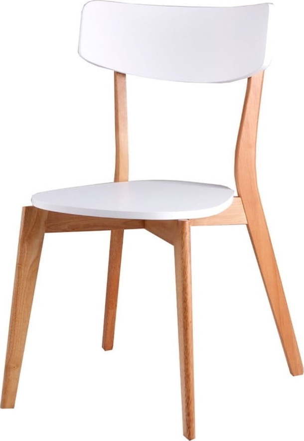 Sada 4 bílých jídelních židlí sømcasa Ava sømcasa
