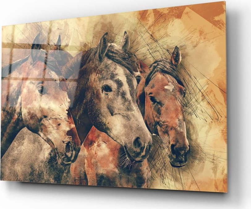 Skleněný obraz Insigne Horses Insigne
