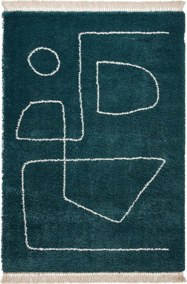 Smaragdově zelený koberec Think Rugs Boho