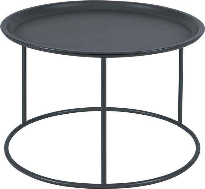 Tmavě šedý konferenční stolek WOOOD Ivar