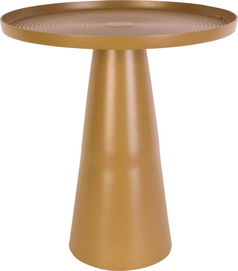 Žlutý kovový odkládací stolek Leitmotiv Force Leitmotiv