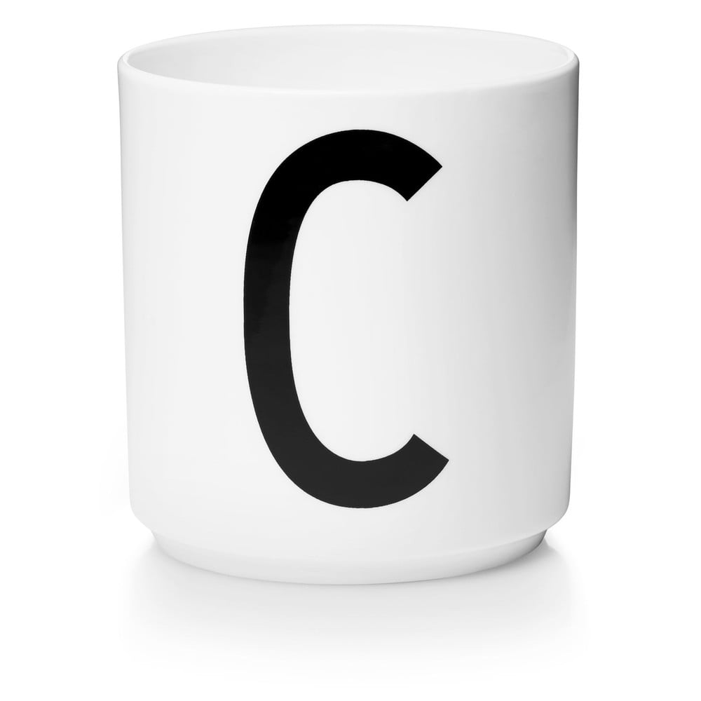 Bílý porcelánový hrnek Design Letters Personal C Design Letters