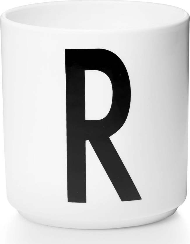 Bílý porcelánový hrnek Design Letters Personal R Design Letters