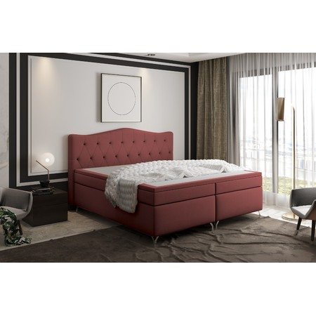 Čalouněná postel Cloud 160x200 cm Červená KOLA