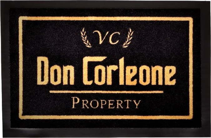 Černá rohožka Hanse Home Don Corleone