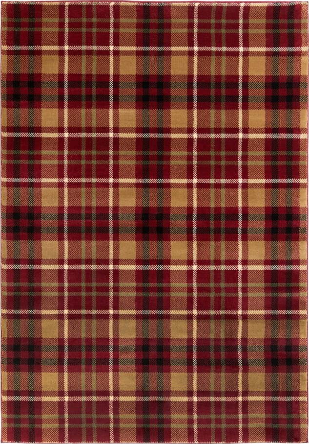 Červený koberec Flair Rugs Highland