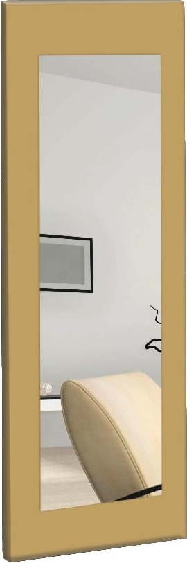 Nástěnné zrcadlo se žlutým rámem Oyo Concept Chiva