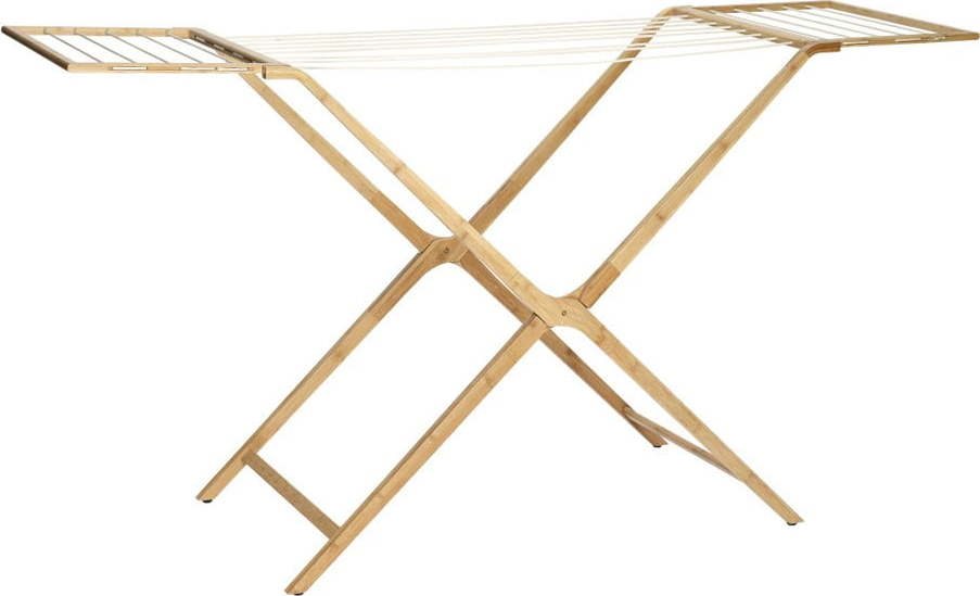Rozkládací sušák na oblečení z bambusu Hübsch Bamboo Hübsch