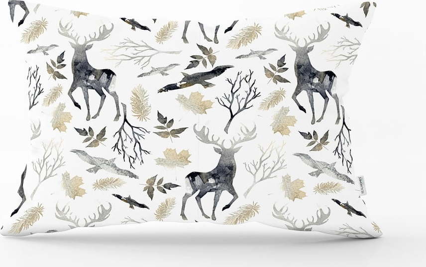 Vánoční povlak na polštář Minimalist Cushion Covers Winter Forest