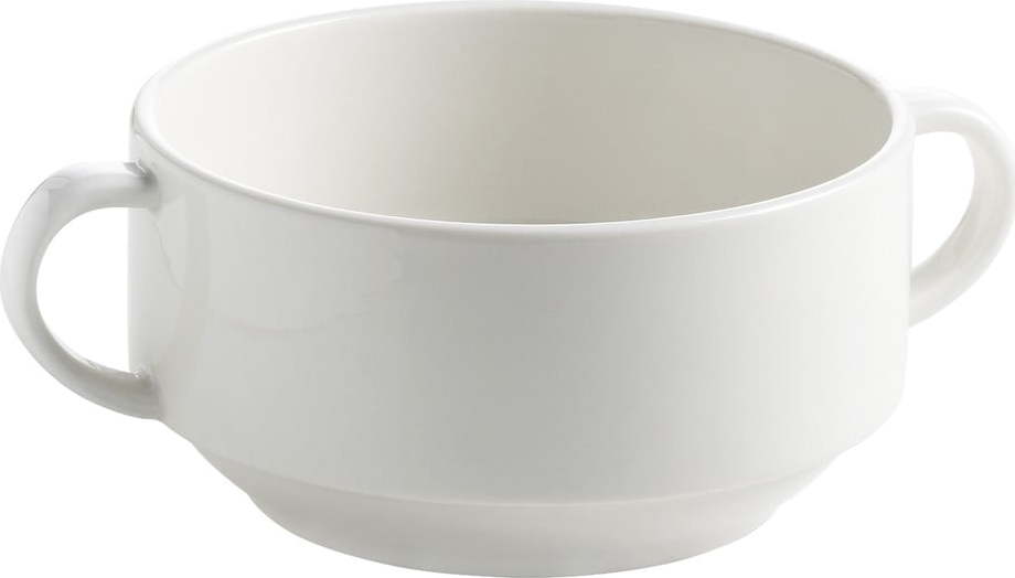 Bílá porcelánová miska na polévku Maxwell & Williams Basic Maxwell & Williams