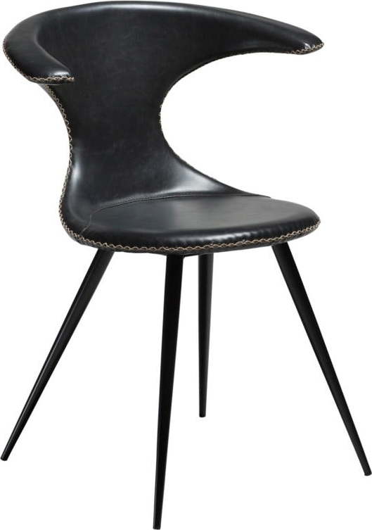 Černá koženková židle DAN-FORM Denmark Flair ​​​​​DAN-FORM Denmark