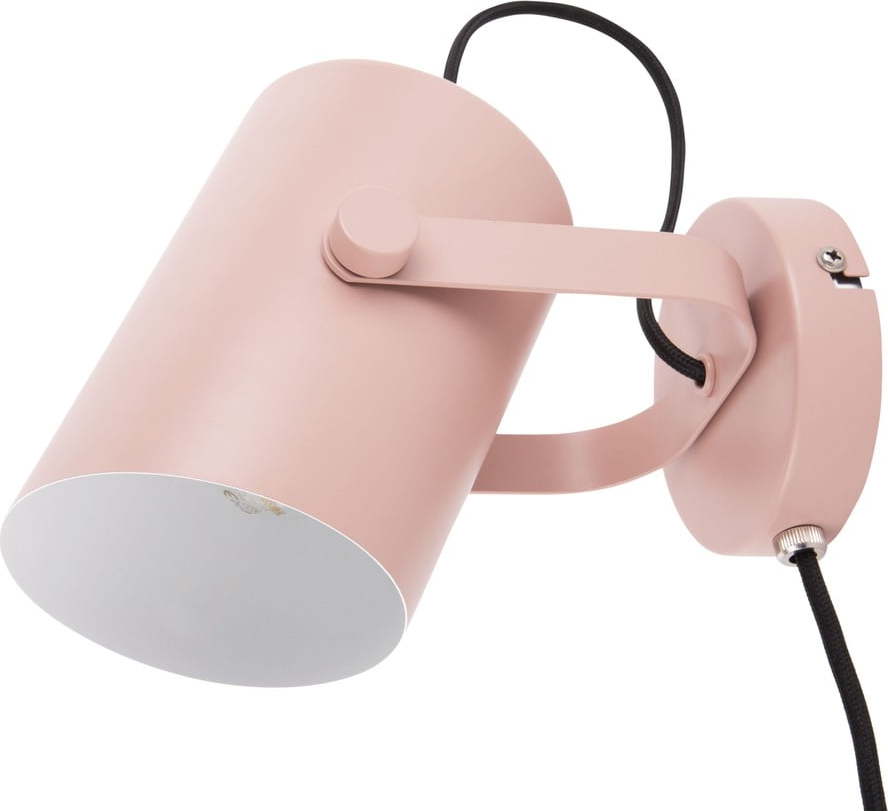 Růžová nástěnná lampa Leitmotiv Snazzy Leitmotiv