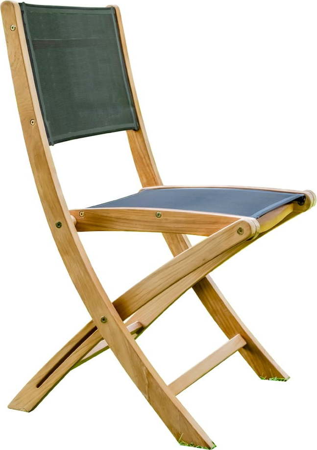 Sada 2 skládacích zahradních židlí z teakového dřeva Ezeis Navy Ezeis