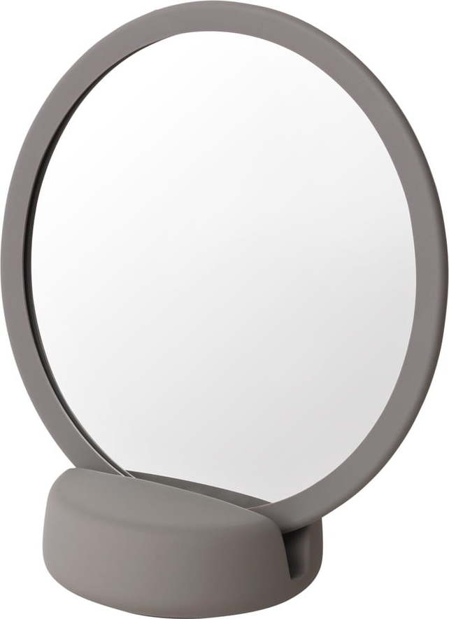 Šedé stolní kosmetické zrcadlo Blomus