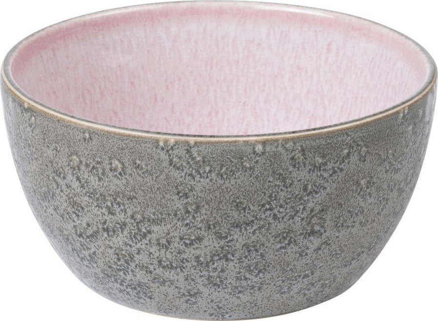 Šedo-růžová kameninová servírovací miska Bitz Premium