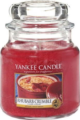 Vonná svíčka Yankee Candle Rebarborový Crumble
