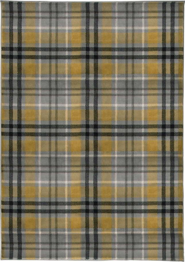 Žluto-šedý koberec Flair Rugs Highland