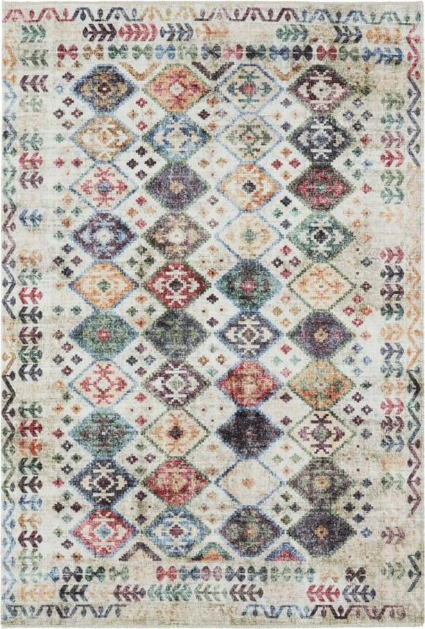 Barevný koberec s vysokým podílem bavlny Nouristan Kilim Sarobi 200 x 290 cm Nouristan