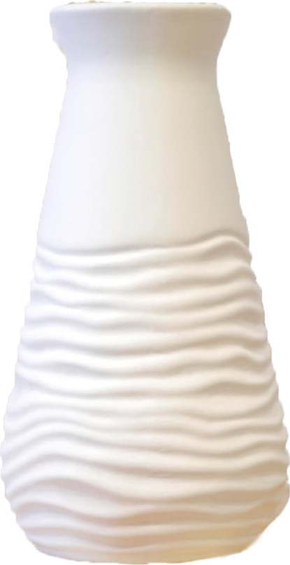 Bílá keramická váza Rulina Crease Rulina