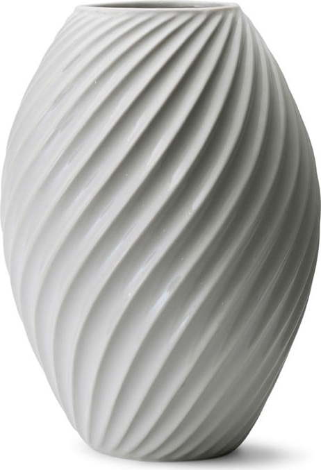 Bílá porcelánová váza Morsø River