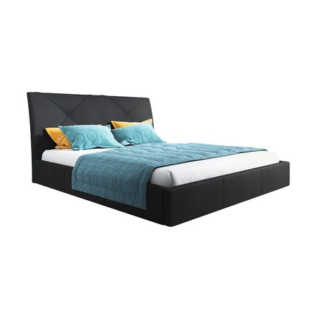 Čalouněná postel KARO rozměr 120x200 cm Černá TT-FURNITURE
