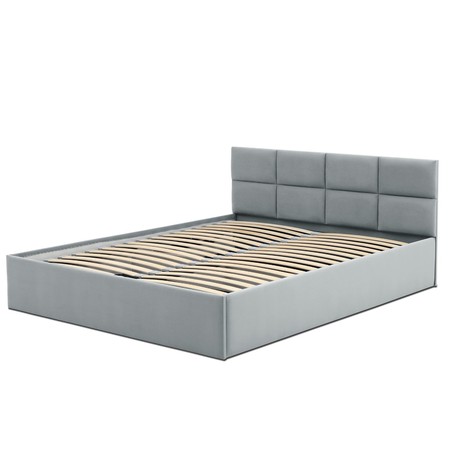 Čalouněná postel MONOS II bez matrace rozměr 160x200 cm Světle šedá