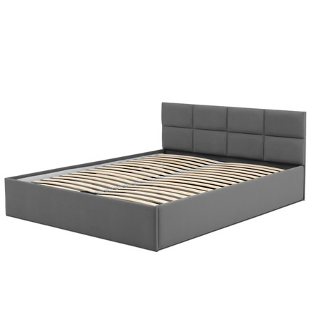 Čalouněná postel MONOS bez matrace rozměr 160x200 cm Šedá