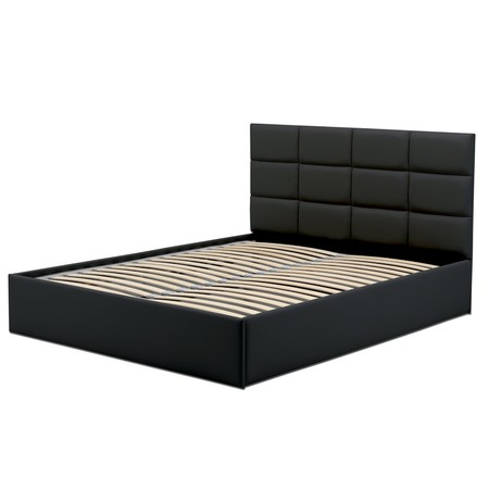 Čalouněná postel TORES II bez matrace rozměr 160x200 cm Černá
