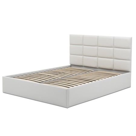 Čalouněná postel TORES bez matrace rozměr 160x200 cm Bílá