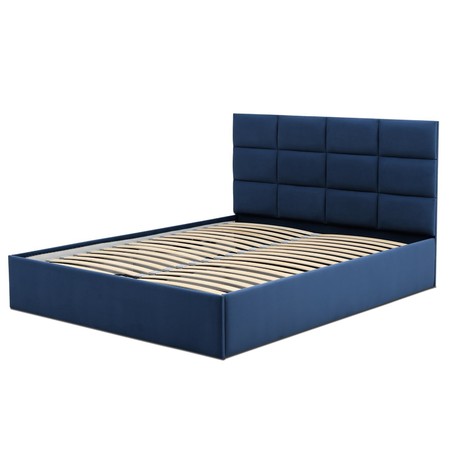 Čalouněná postel TORES bez matrace rozměr 160x200 cm Modrá