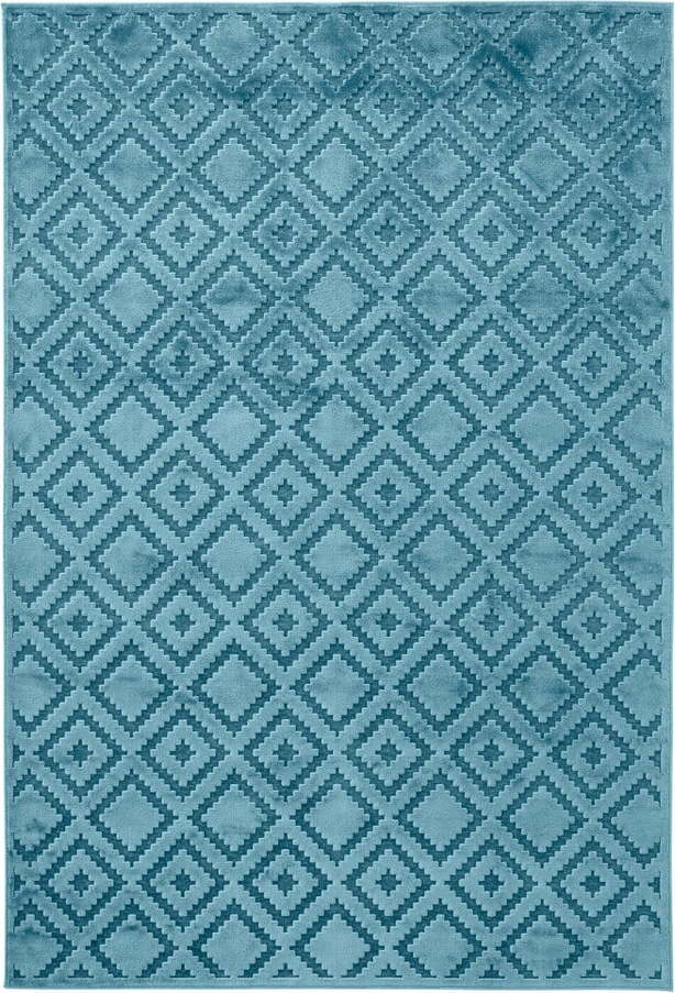 Modrý koberec z viskózy Mint Rugs Iris