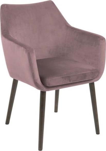 Růžová jídelní židle Actona Nora Actona