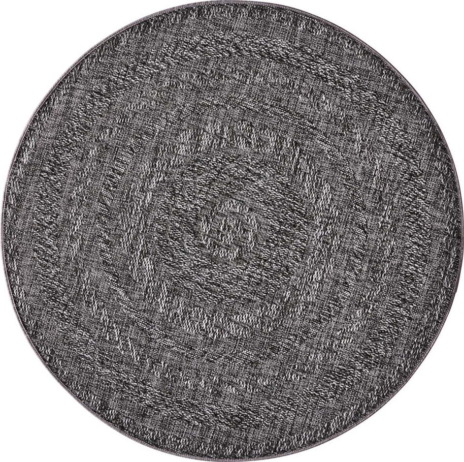Tmavě šedý venkovní koberec NORTHRUGS Almendro