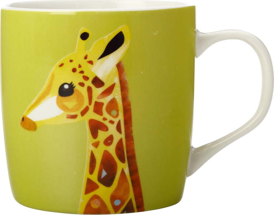 Zelený porcelánový hrnek Maxwell & Williams Pete Cromer Giraffe