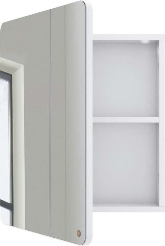 Bílá nástěnná koupelnová skříňka se zrcadlem Tom Tailor for Tenzo Color Bath Tom Tailor for Tenzo