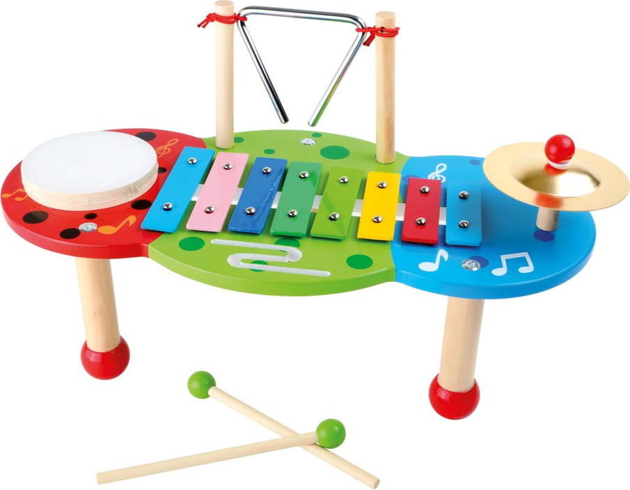 Dřevěný hudební stolek na hraní Legler Deluxe Legler