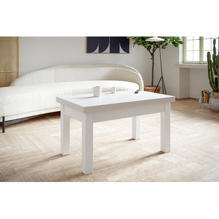 Konferenční stolek Classic 100x60 cm Bílá Bílá Alpimeble