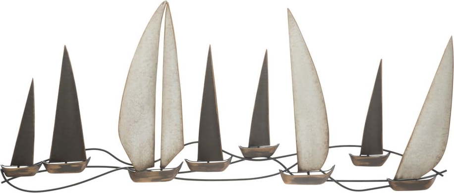 Kovová závěsná dekorace se vzorem lodí Mauro Ferretti Regata