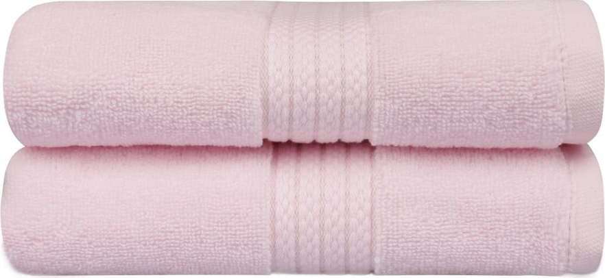 Sada 2 růžových ručníků do koupelny Mira