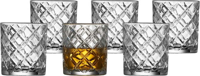 Sada 6 sklenic na whisky Lyngby Glas Diamond