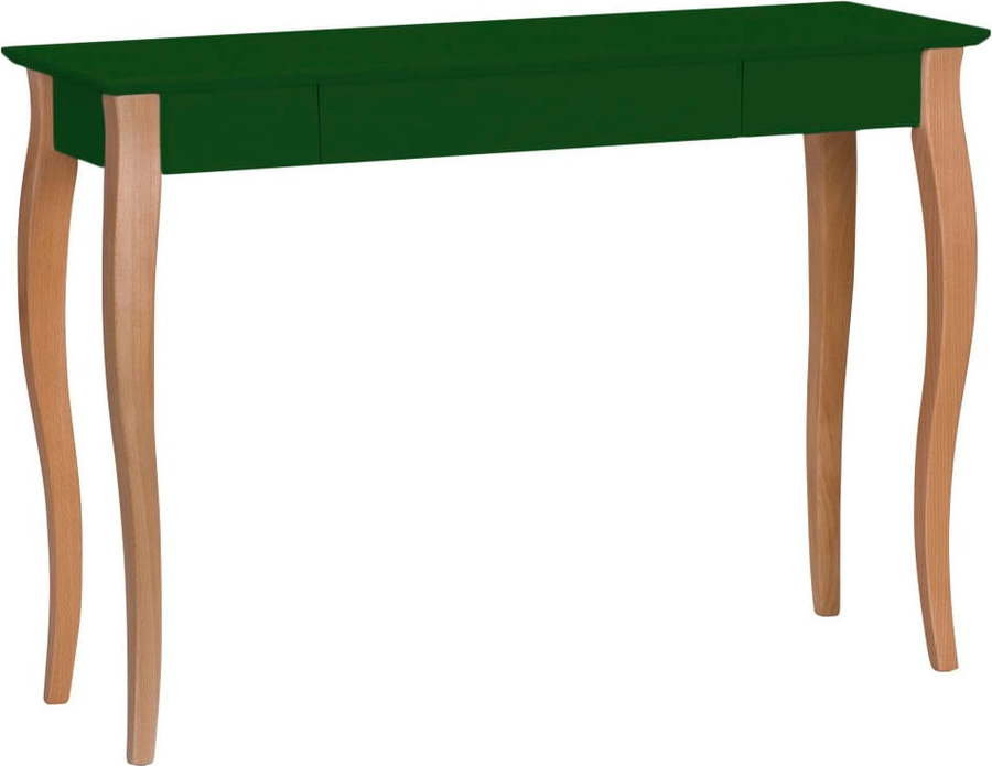 Tmavě zelený psací stůl Ragaba Lillo