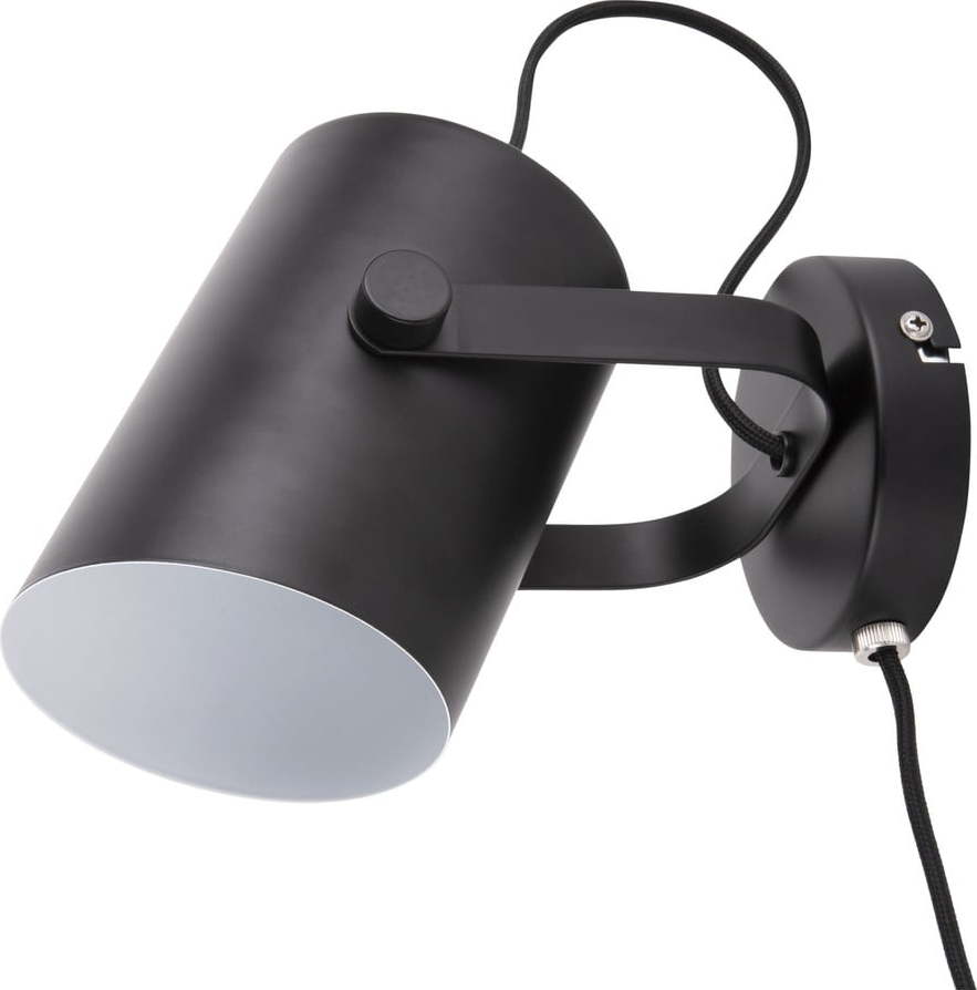 Černá nástěnná lampa Leitmotiv Snazzy Leitmotiv